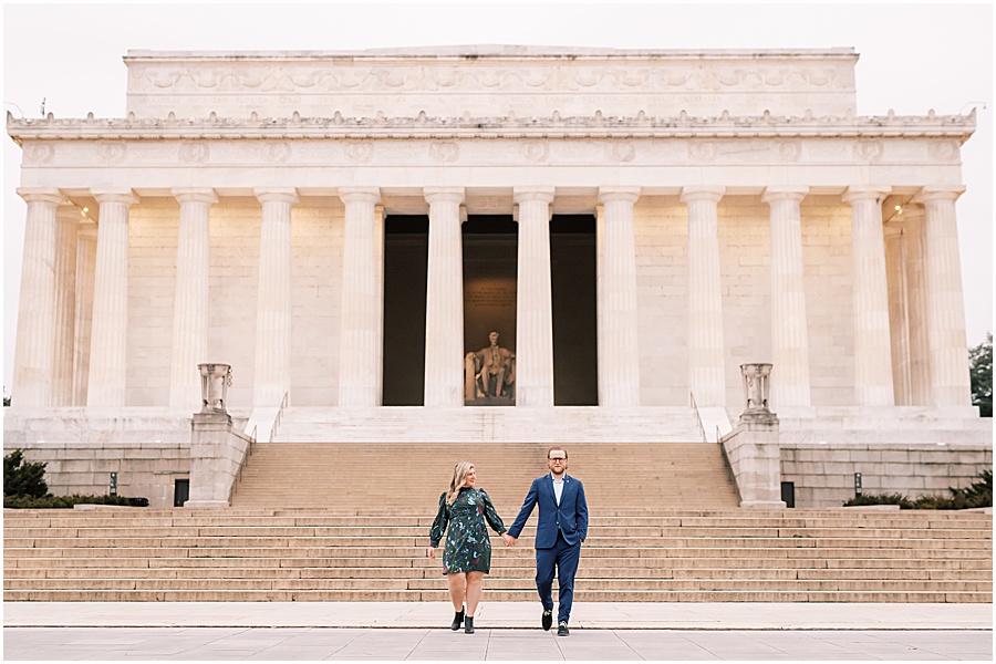 Lincoln Memorial Portraits, d.c. couples photographer