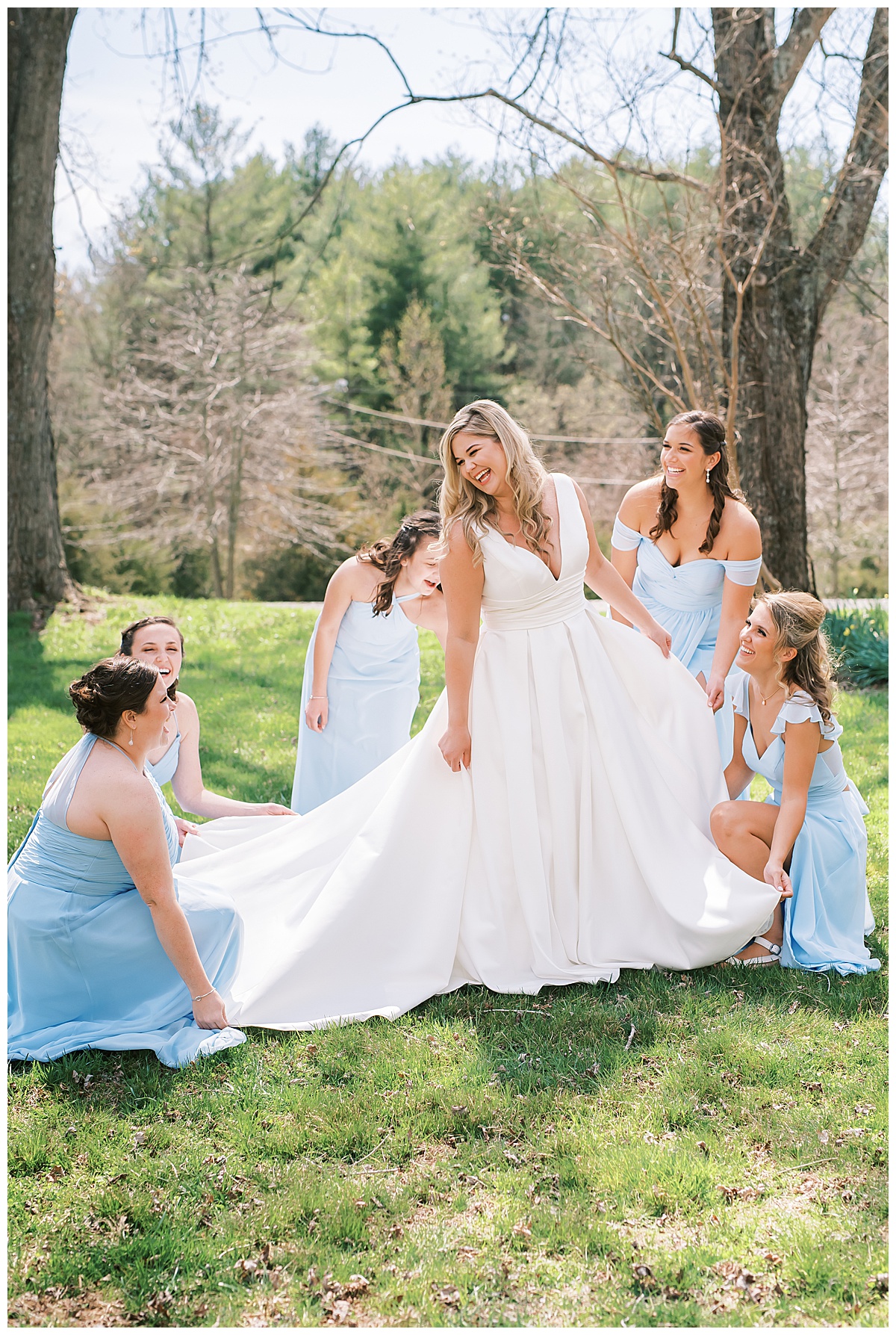 48 fields bride and bridesmaids
