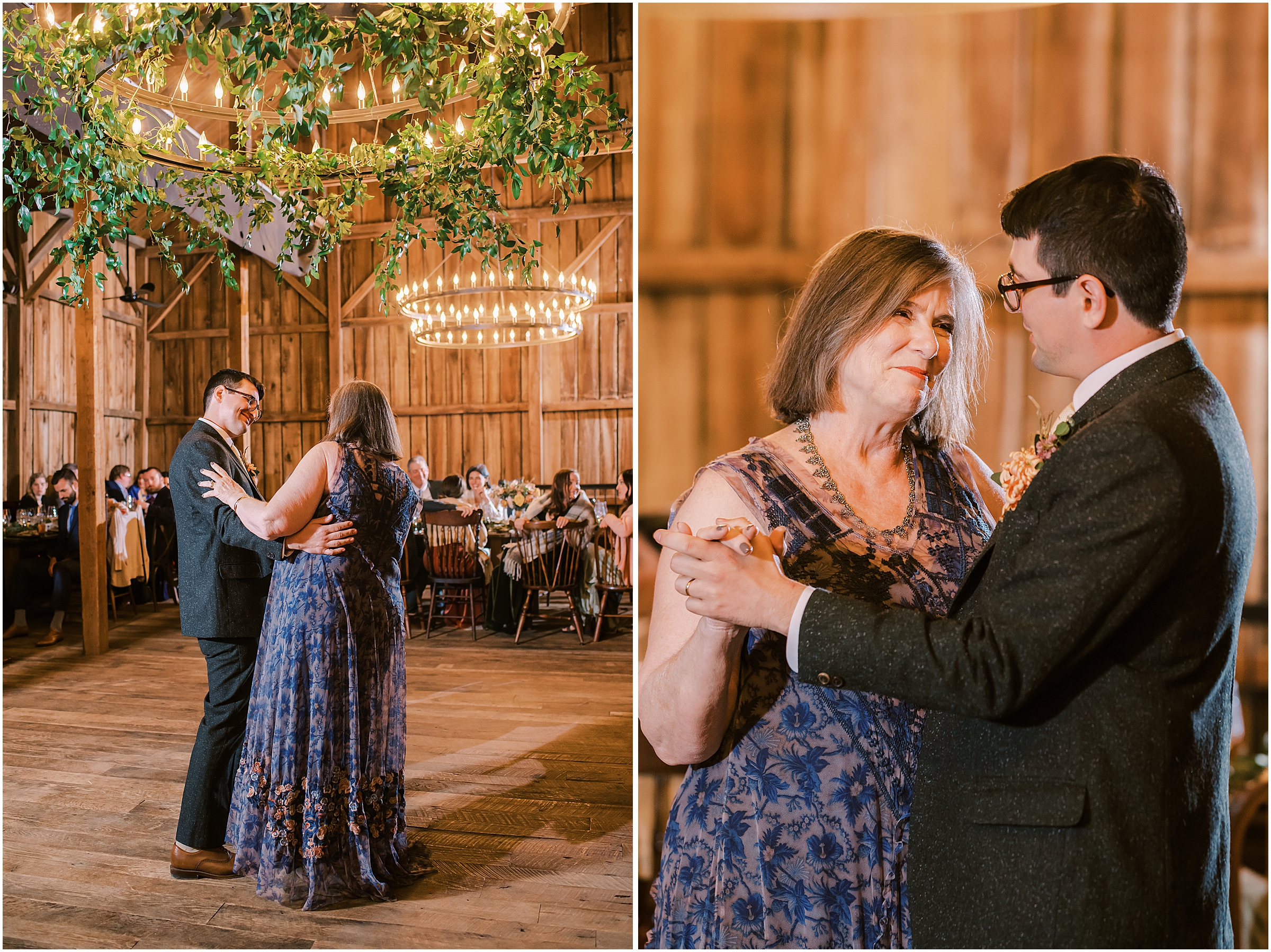 Groom and mother share first dance at Tranquility Farm