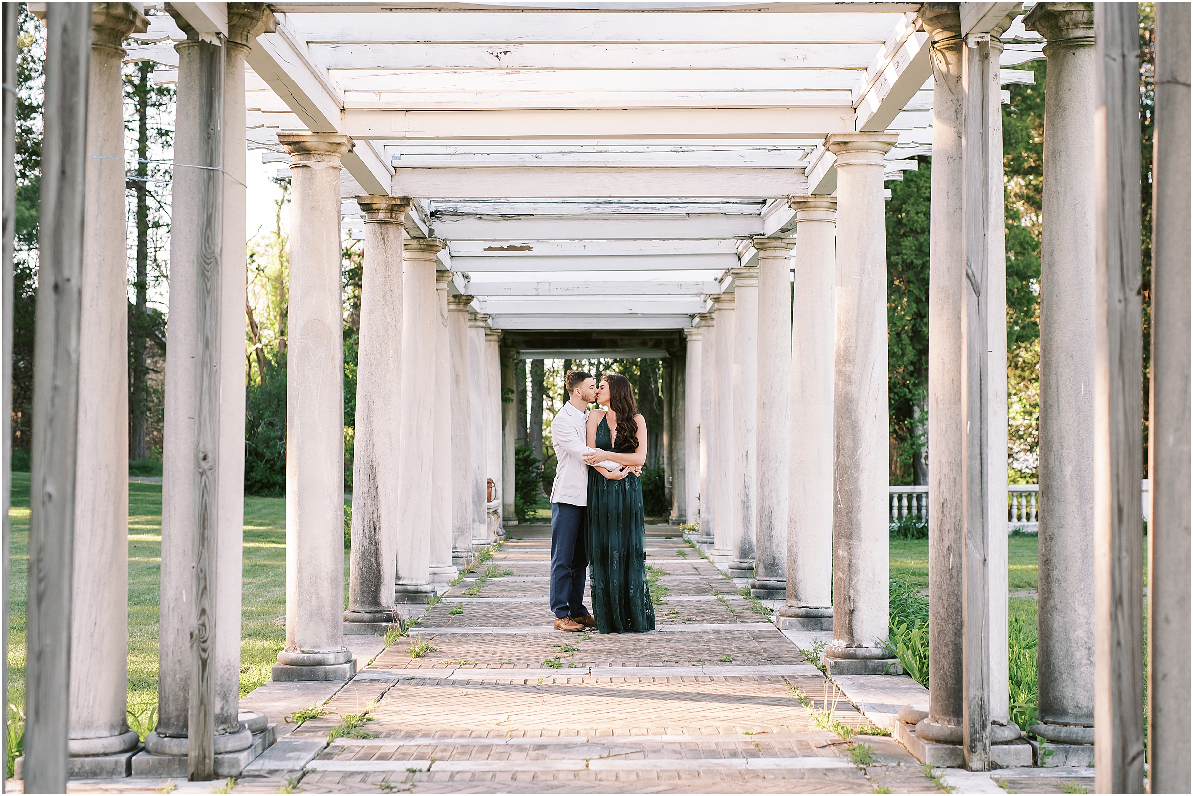 Engagement session at Swannanoa Palace