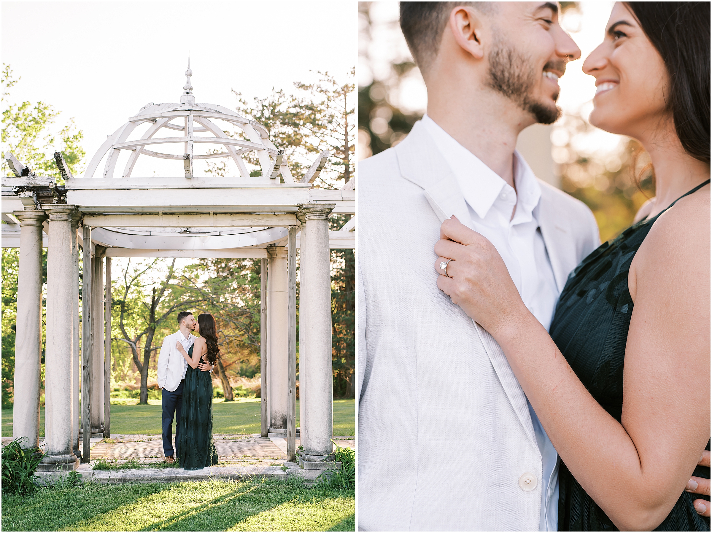 Engagement session at Swannanoa Palace